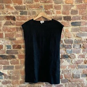 Aritzia Wilfred Black Suede Tunic Dress - Size XXS